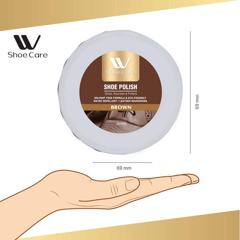 Black and Brown Shoe Shine Polish Kit | WBM SHOE CARE